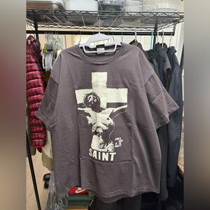Saint Mxxxxxx Jesus Crucifixion graphic Tee- Sz XL
